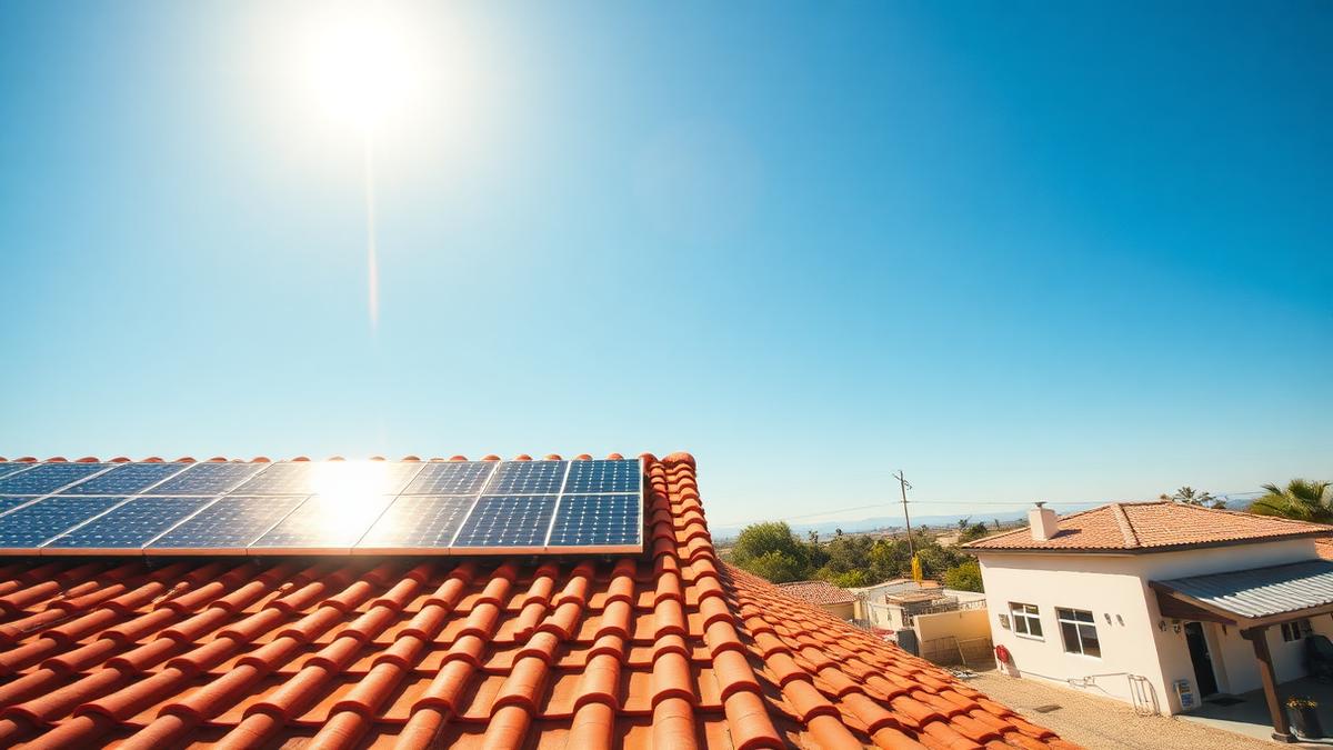Casa con paneles solares interconectados a CFE